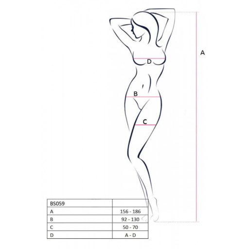 Passion BS059 - necc szett (fehér) - S-L