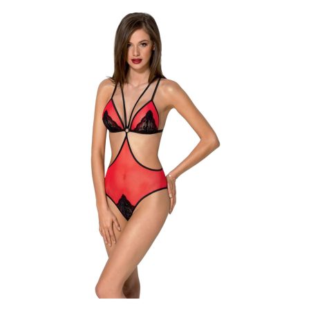 Passion Peonia - body oldalkivágással (piros)