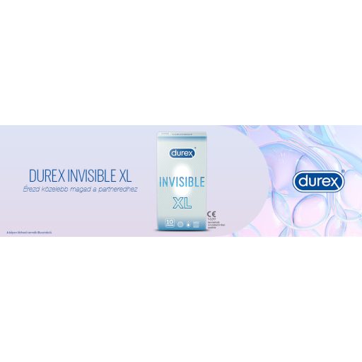 Durex Nude XL - extra nagy óvszer (10 db)