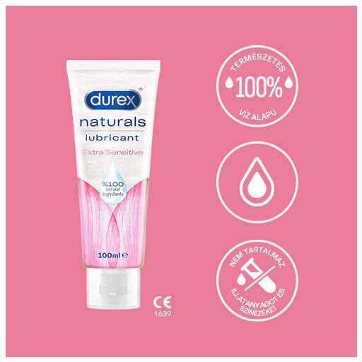 Durex Naturals - extra szenzitív síkosító (100ml)
