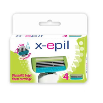 X-Epil - női borotva betét 4 pengés (4db)