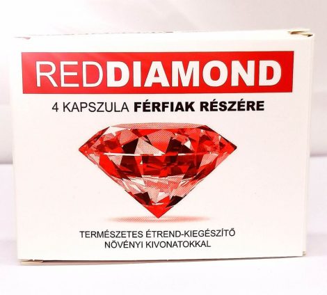Red Diamond - természetes étrend kiegészítő férfiaknak (4db)