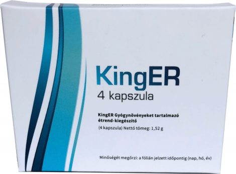 KingER - férfiaknak étrendkiegészítő kapszula (4db)