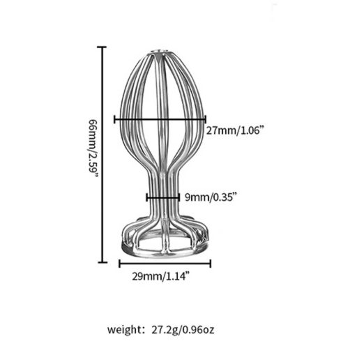 Stainless Anal Plug S - Vízálló fém anál plug