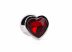 X-MEN Secret Shade - Fém anál plug - S- 7,1cm (Ezüst-Piros)