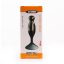 X-MEN Secret Shine Booty Call S VI - Fekete színű anál dildó tapadókoronggal 12 cm - S