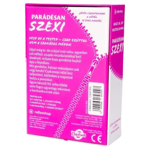 Parádésan Szexi - erotikus mutogatós party társasjáték