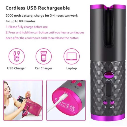 / CAC - akkus hajgöndörítő szett (fehér)