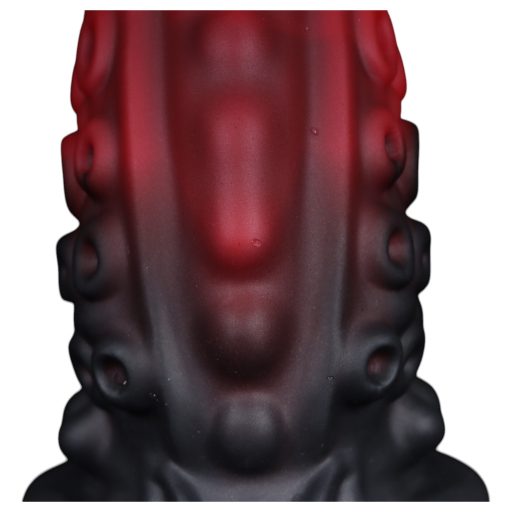 OgazR - polipkar dildó - 19 cm (piros)