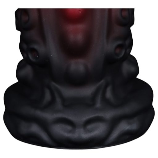 OgazR - polipkar dildó - 19 cm (piros)