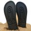 Flip-flop papucs - fütyi talppal - fekete (40/41)