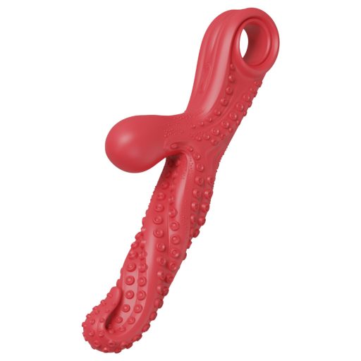 Monster Fuck - Csiklókaros polipkar vibrátor (piros)