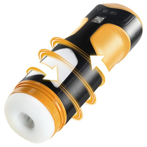 Lonely - lökő, forgó maszturbátor (fekete)