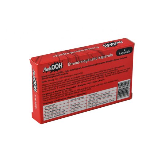 MachOOH étrend kiegészítő kapszula férfiaknak (4db)