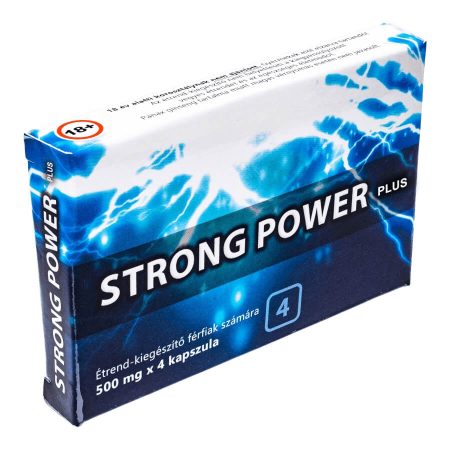 Strong Power Plus - étrend kiegészítő kapszula férfiaknak (4db)