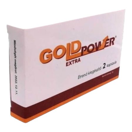 Gold Power - étrend kiegészítő kapszula férfiaknak (2db)