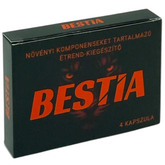 BESTIA - étrend-kiegészítő kapszula férfiaknak (4db)