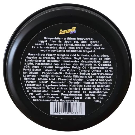 Szuperhős Fresh - intim krémdezodor férfiaknak (60 g)
