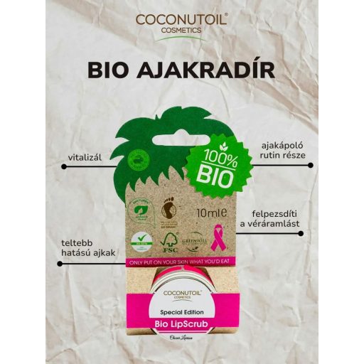Coconutoil - Bio Ajakradír (10ml)