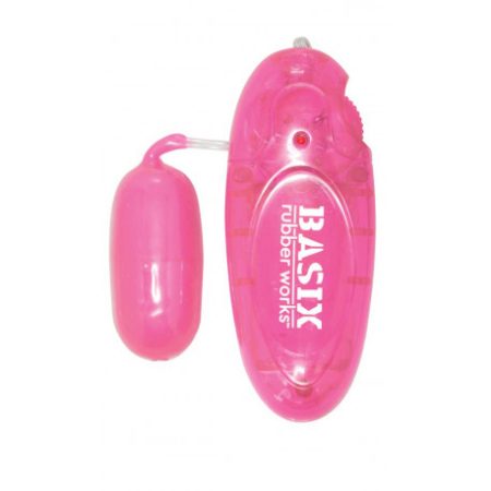 Basix Rubber Works Jelly Egg - rózsaszín vibrációs tojás