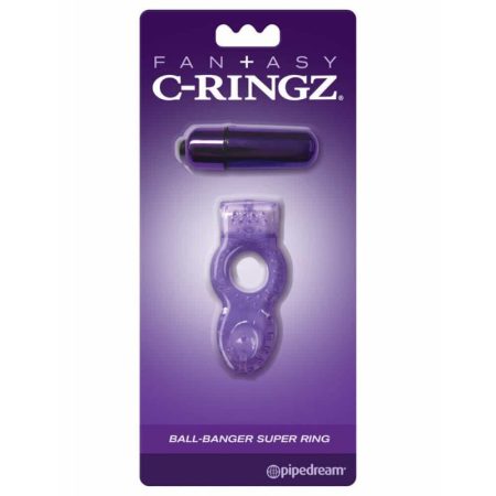 Fantasy C-Ringz Vibrációs péniszgyűrű lila