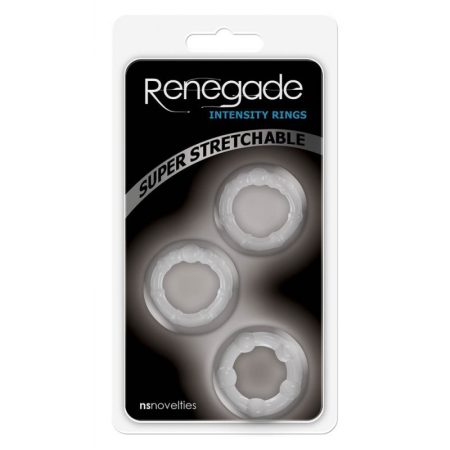 Renegade szuper rugalmas péniszgyűrű (3 db)