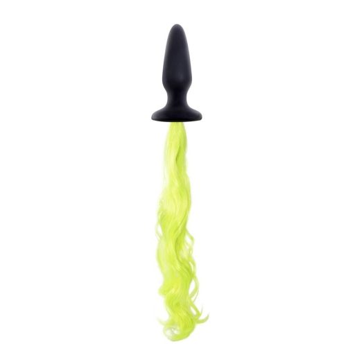 Unicorn Tails - Anál plug unikornis farokkal (Sárga)