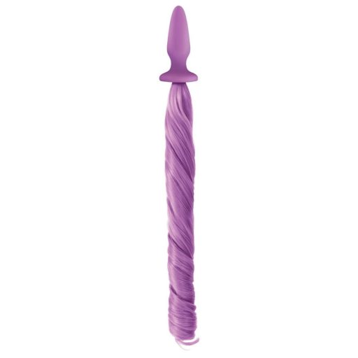 Unicorn Tails - Anál dildó Unikornis lófarokkal (Lila)