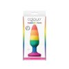 Colours - Pride Edition - Pleasure Plug - Közepes (M-es) anál plug (Szivárvány színű)