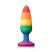Colours - Pride Edition - Pleasure Plug - Közepes (M-es) anál plug (Szivárvány színű)