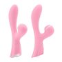   Luxe - Aura - Teal - 2in1 léghullámos Klitoriszkaros vibrátor (Pink)