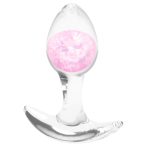 NS Novelties - áttetsző anál plug - S (pink)