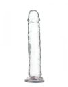 Addiction Crystal - tapadókorongos dildó (átlátszó) - 20cm