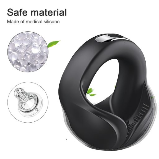 AlvUp - vibrációs péniszgyűrű (fekete)