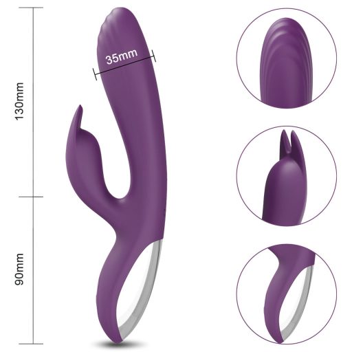 AlvUp - nyuszis G-pont vibrátor (lila)