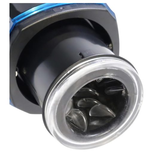 Leten SM320 - nyögő, lökő, melegítő maszturbátor (fekete)