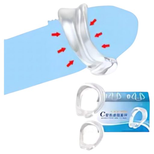 Szilikon makkgyűrű - ejakuláció késleltetéshez (átlátszó)