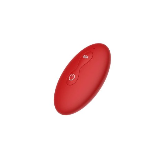 Rose Plug - akkus, rádiós anál vibrátor (piros)