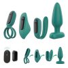 Sex HD - akkus, távirányítós, 4 részes vibrátor szett (zöld) Sex HD - akkus, távirányítós, 4 részes vibrátor szett (zöld)