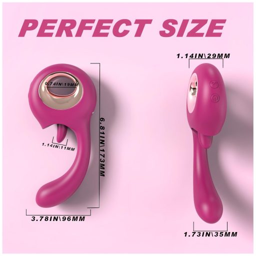 Sex HD - nyaló-és G-pont vibrátor (piros)