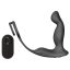 Sex HD Virgil - pénisz-és heregyűrűs prosztata vibrátor (fekete)