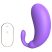 Sex HD - padlizsán formájú vibrációs tojás (lila)