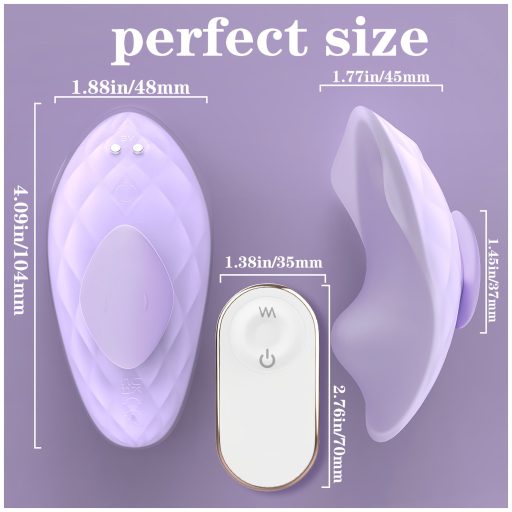 Sex HD - hordható bugyivibrátor távirányítóval (lila)