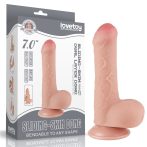 Lovetoy 7'' Sliding Skin Dual Layer Dong Flesh Lovetoy 7'' Sliding Skin Dual Layer Dong Flesh