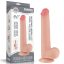 Lovetoy 9 inch - Realisztikus hajlékony hosszú letapaszható dildó - dupla bőrrétegű - 22cm (Bőrszínű)