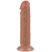8'' Sliding Skin Dual Layer Dong Brown II