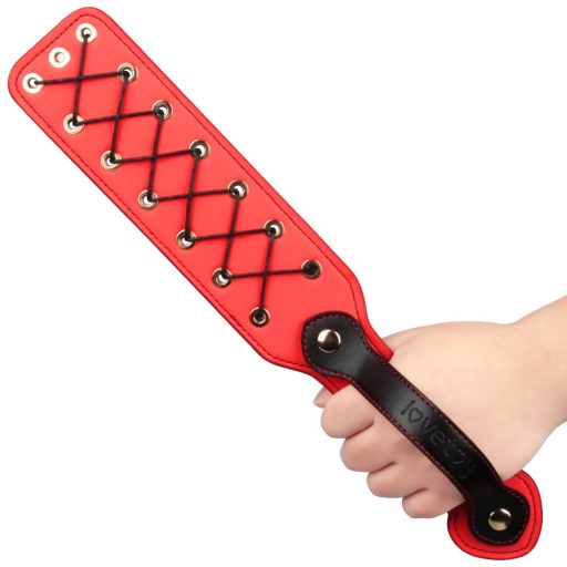 Lovetoy Rebellion 15'' - Piros fűzős paskoló - 44cm x 6,5cm