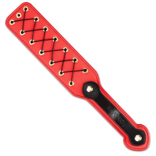 Lovetoy Rebellion 15'' - Piros fűzős paskoló - 44cm x 6,5cm