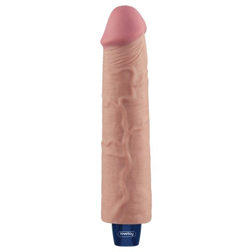 Lovetoy 9.5" REAL SOFTEE Újratölthető realisztikus vibrátor (Bőrszínű)