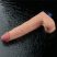 Lovetoy 10" REAL SOFTEE - Újratölthető élethű herés vibrátor - 25 cm (Bőrszínű)